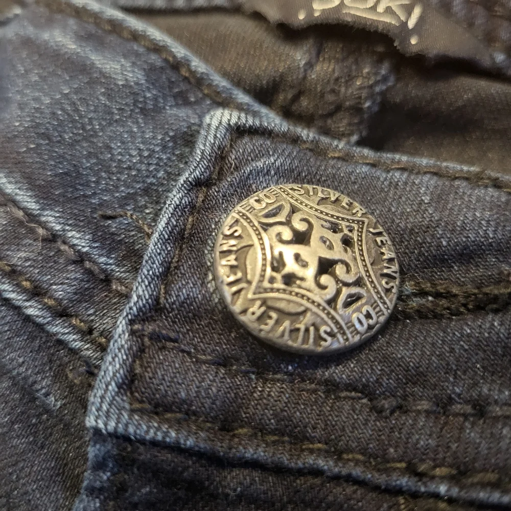 Silver Suki High Super Skinny Dark Wash Hi-Rise Denim Jeans Women's 29/31